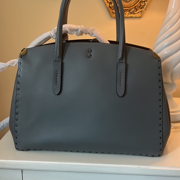 Coach Cooper Carryall Gray New Without tags  smoke free environment - Picture 2 of 4